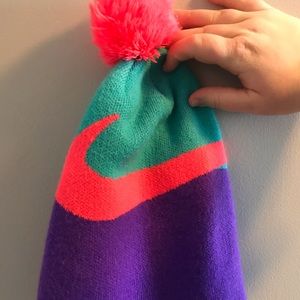 Nike Multicolored Winter Hat Purple 